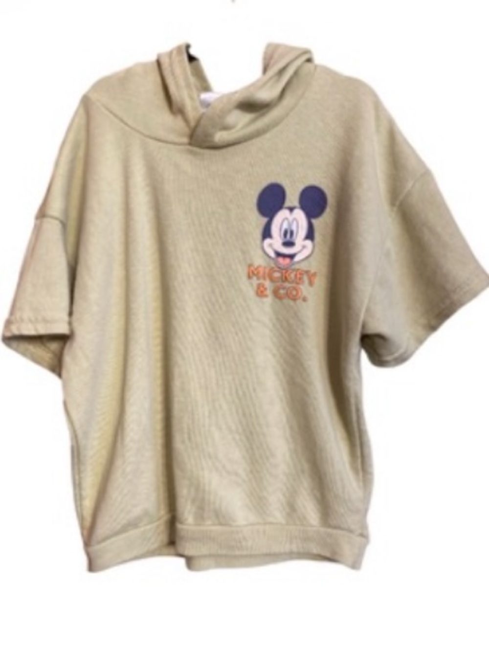 Disney Mickey Mouse Short Sleeve Hoodie Size 6